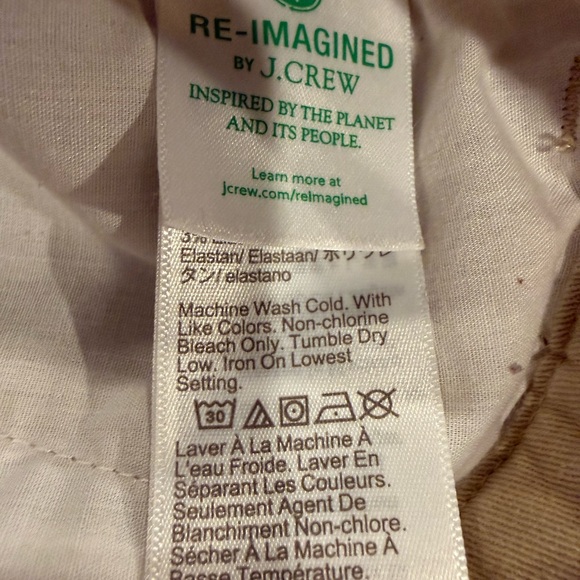 J.Crew High Rise Girlfriend Chino Lobster Print Khaki Pants 6 - Picture 8 of 9